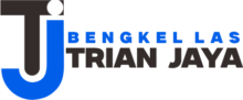 logo bengkel las trian jaya