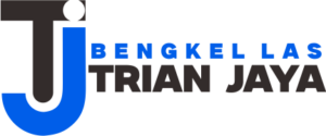 logo bengkel las trian jaya