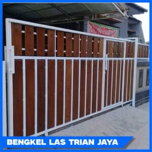 pagar pintu dorong minimalis